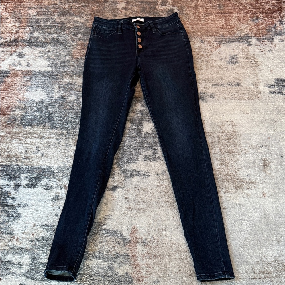 KanCan Women's Midnight Blue Skinny Jeans